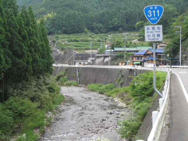 和歌山県四村川