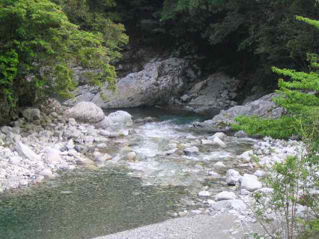 古座川・ダム上流