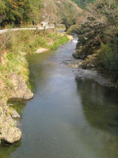 和歌山県丹生川(玉川峡)