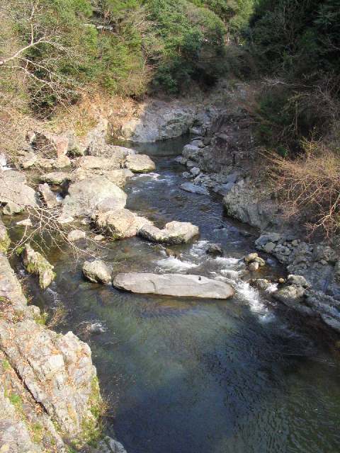 和歌山県丹生川(玉川峡)