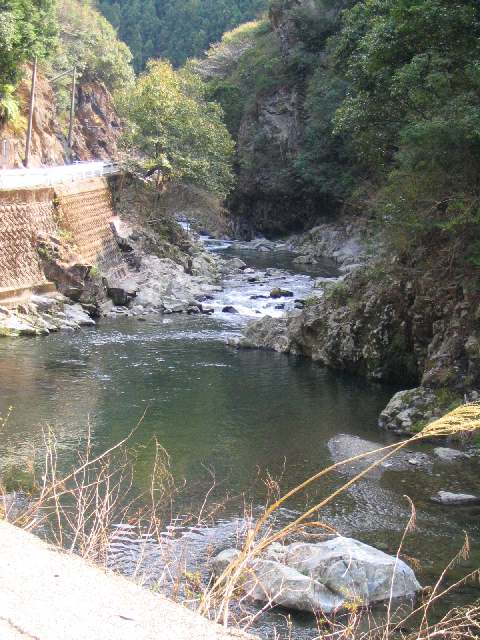 和歌山県丹生川(玉川峡)