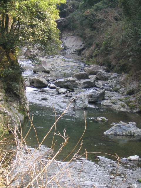 和歌山県丹生川(玉川峡)