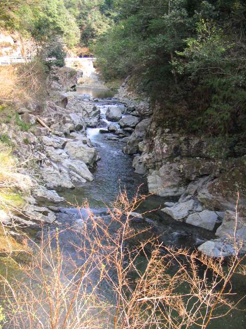 和歌山県丹生川(玉川峡)