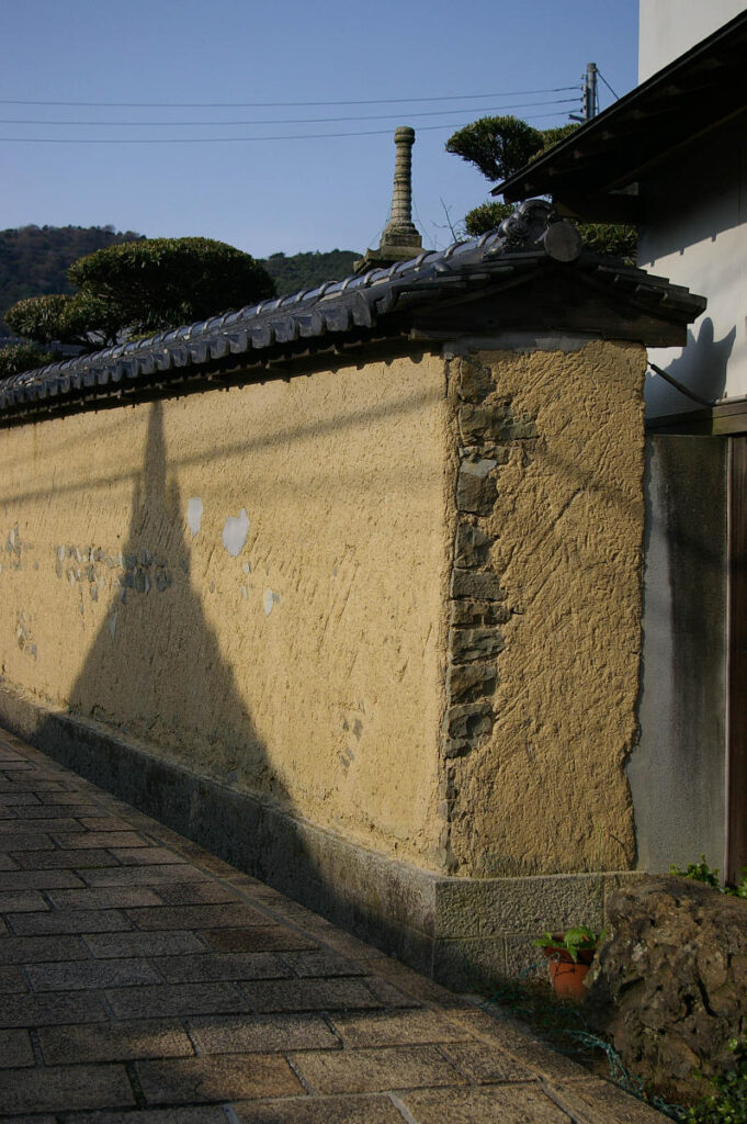 山中渓の町並みと桜風景