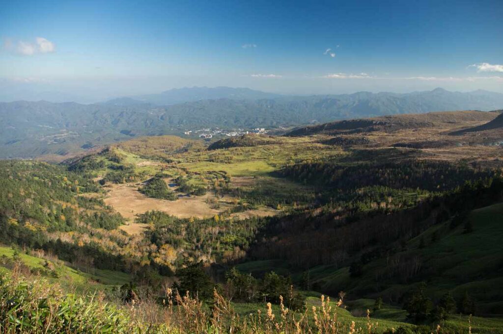 白根山、横手山周辺