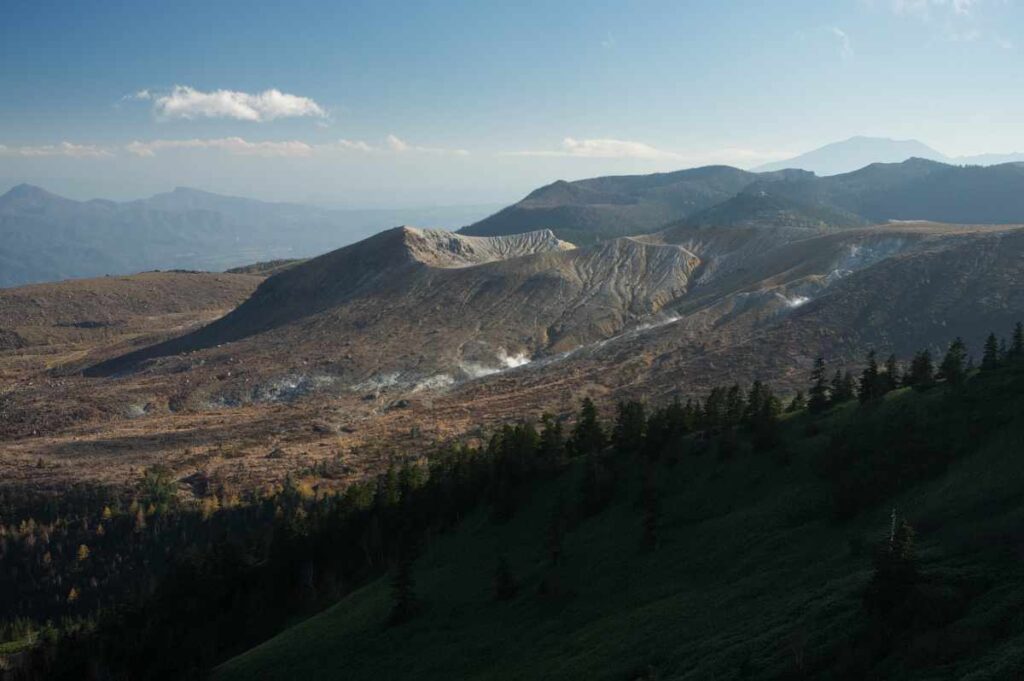 白根山、横手山周辺