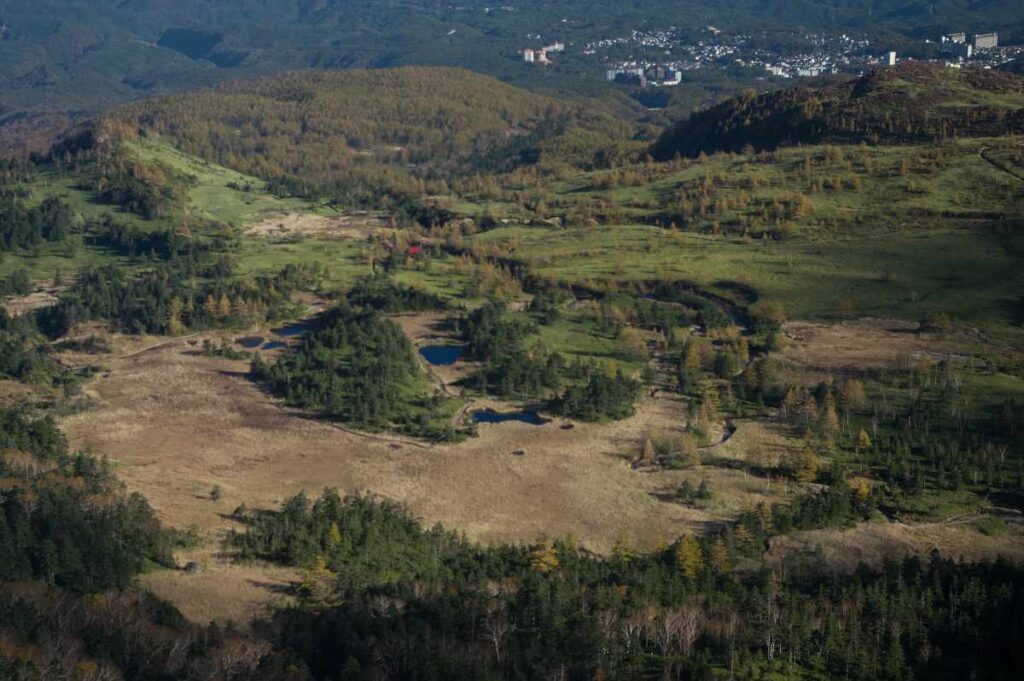 白根山、横手山周辺