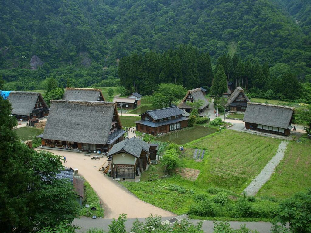 五箇山　菅沼合掌造り集落の写真画像