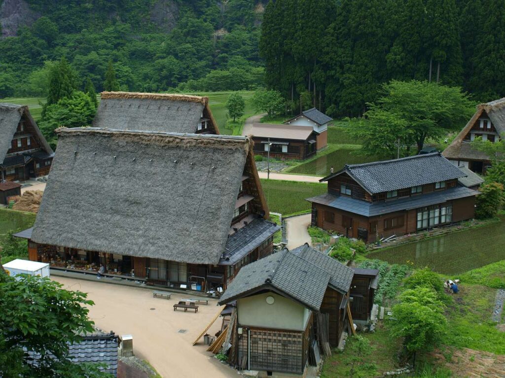 五箇山　菅沼合掌造り集落の写真画像