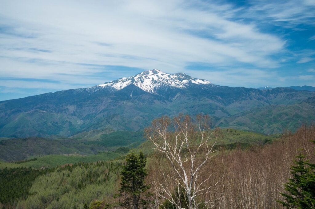 日和田高原より望む乗鞍岳の写真画像