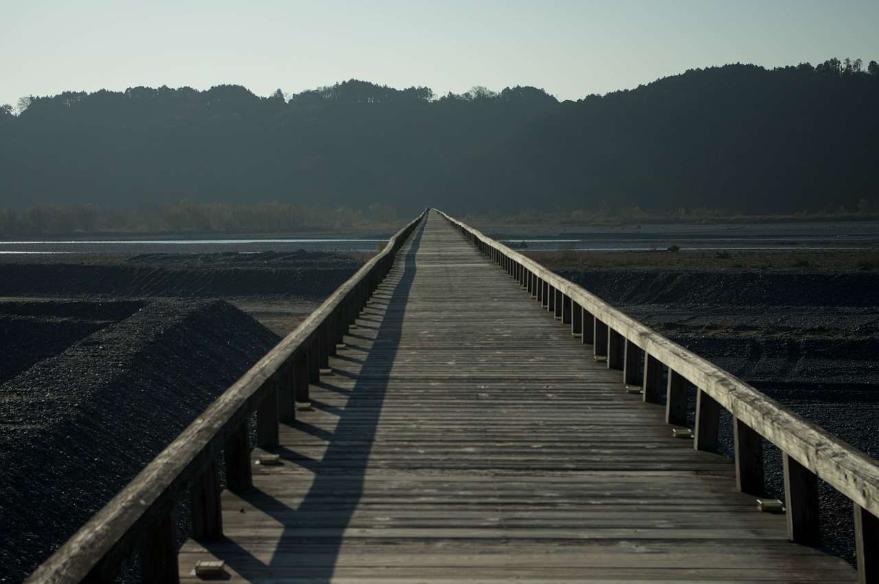 蓬萊橋、島田宿