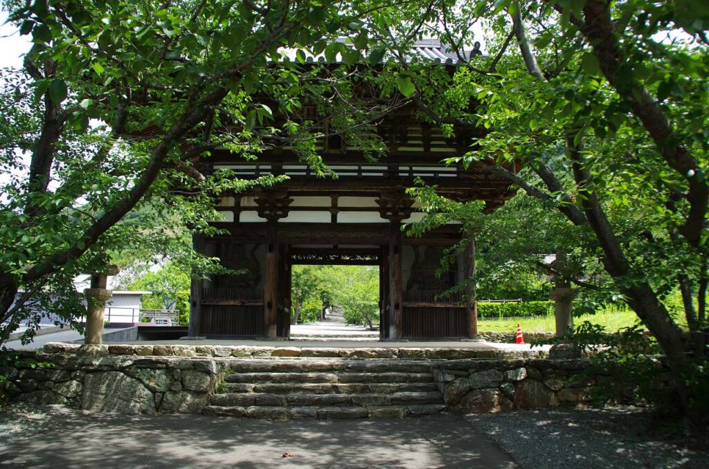 国宝　長保寺山門の写真画像