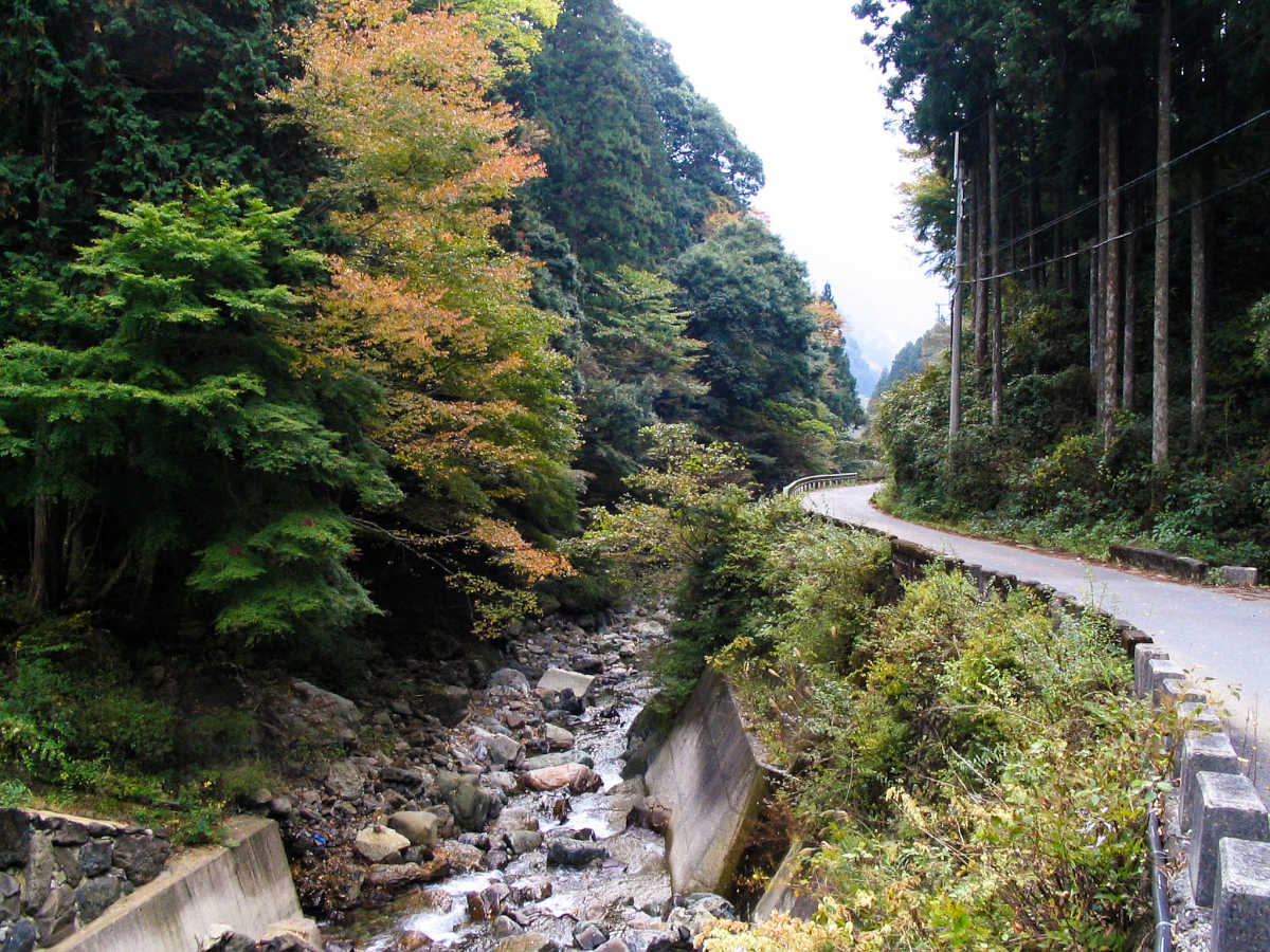 奈良・川上村・井光川の紅葉