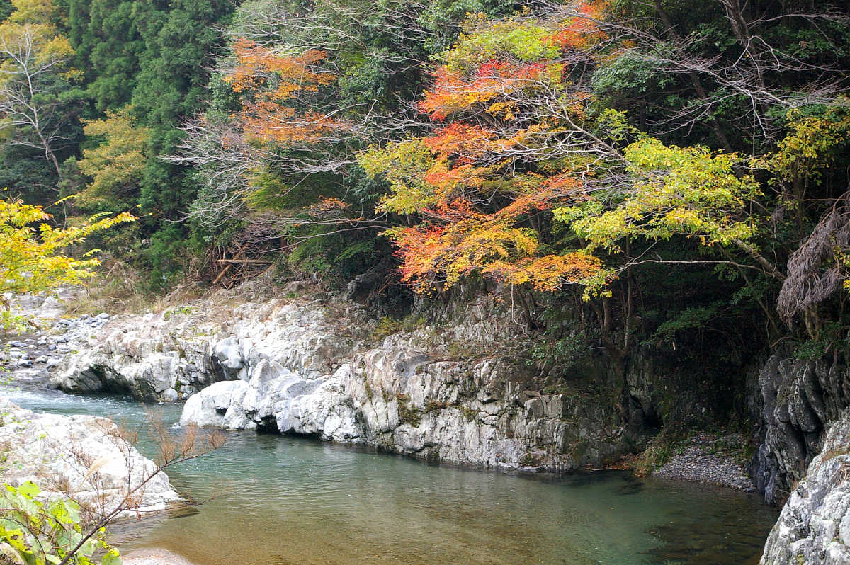 和歌山・橋本・玉川峡の紅葉