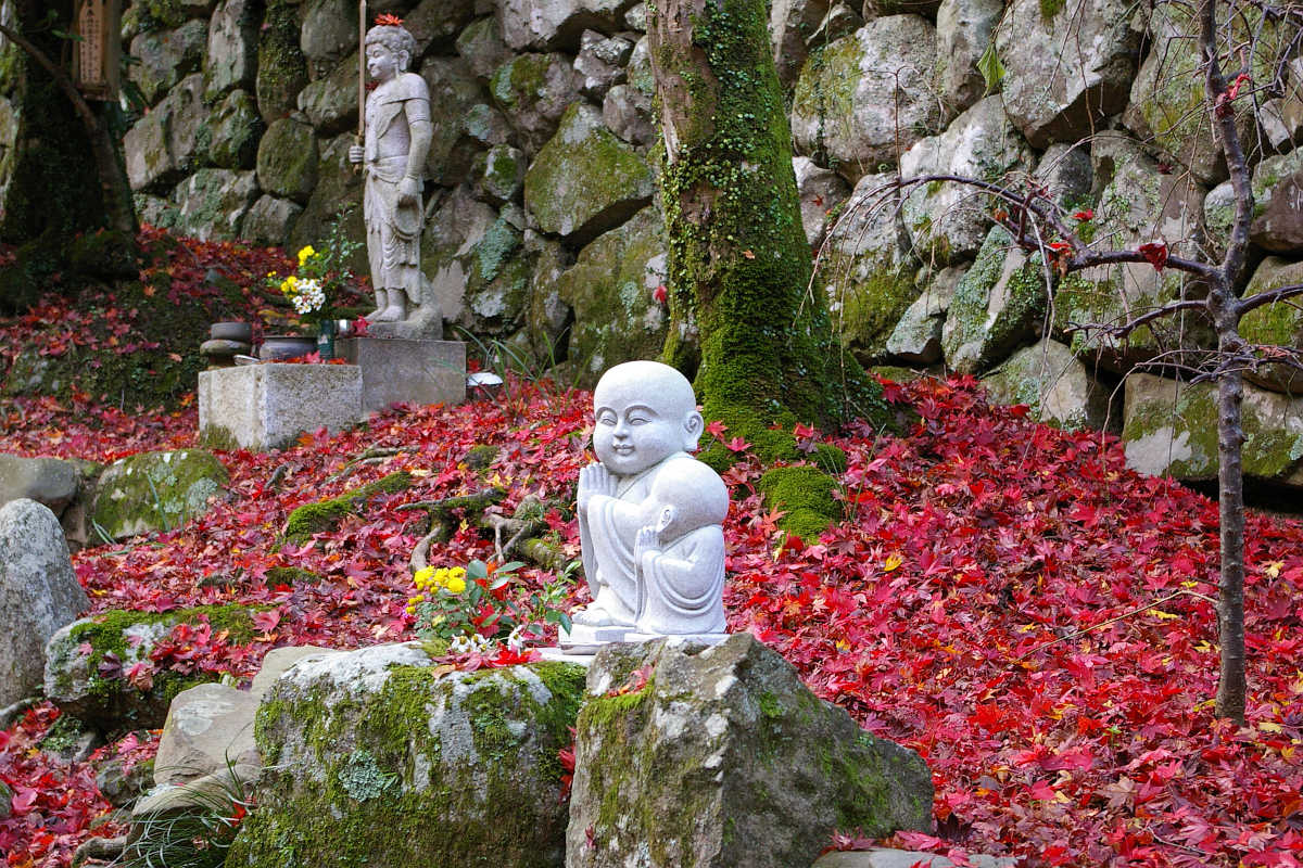 岸和田・牛滝山大威徳寺の紅葉