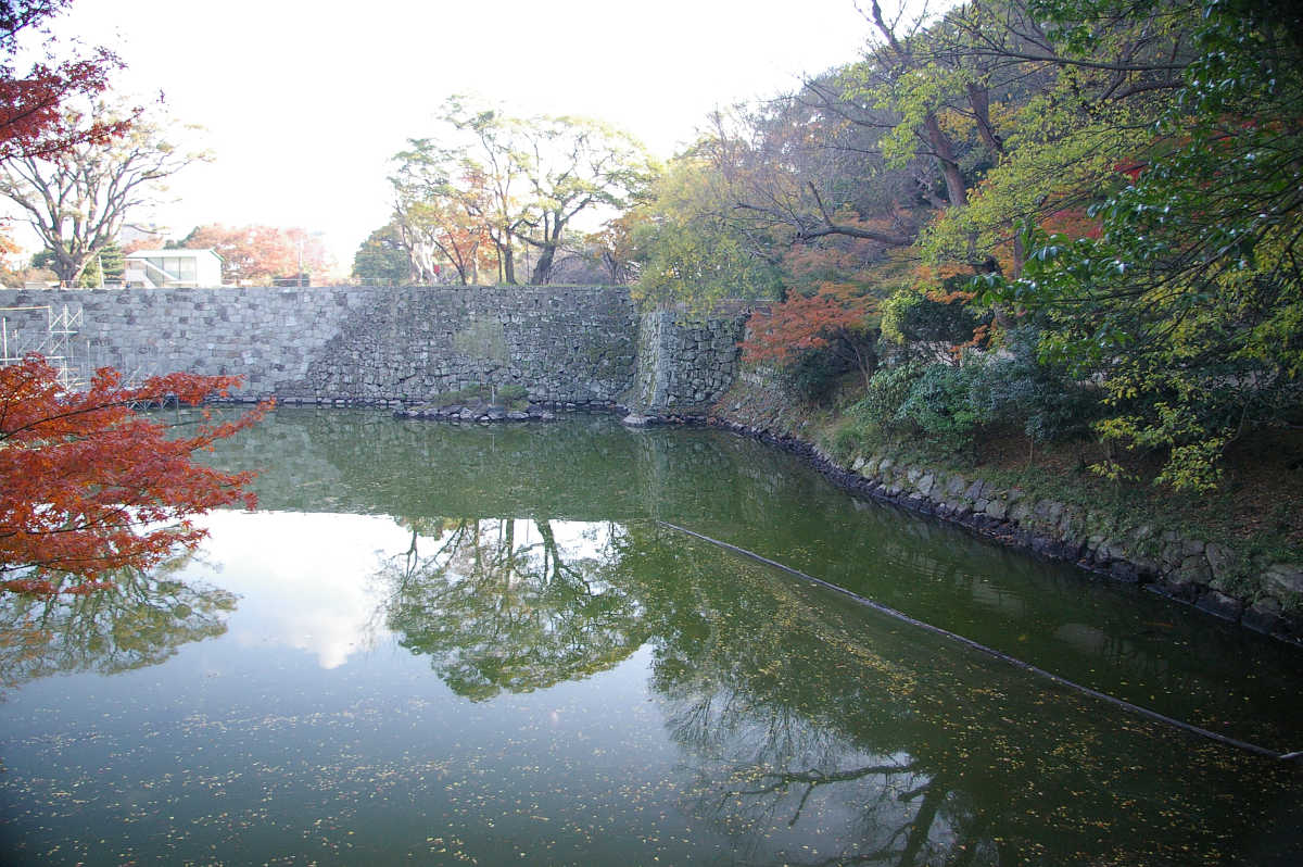 和歌山城　紅葉渓庭園の紅葉