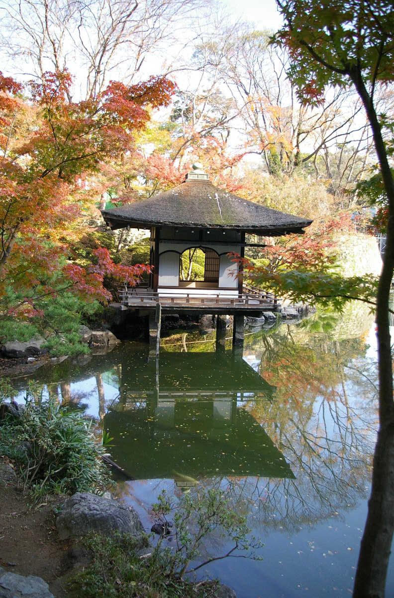 和歌山城　紅葉渓庭園の紅葉