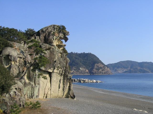 熊野　獅子岩、鬼ケ城、七里御浜